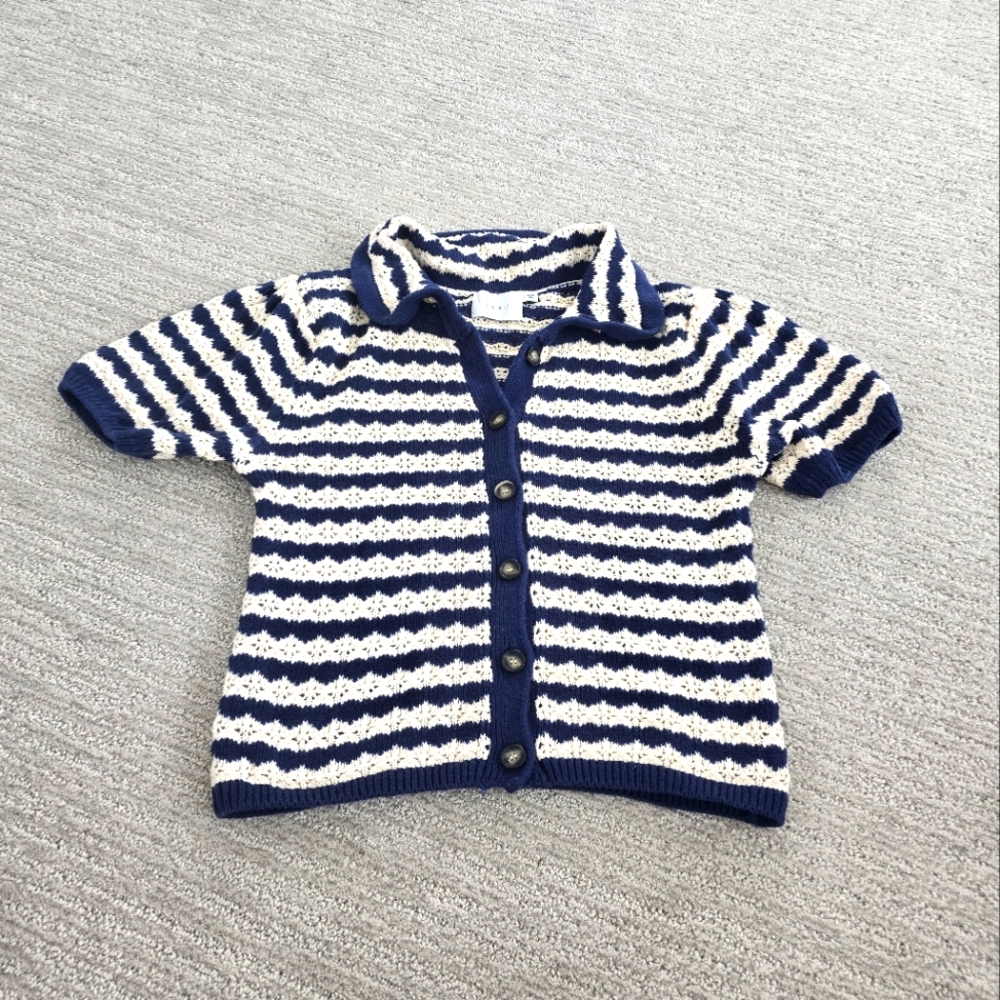 NWOT Lush Striped Knit Sweater